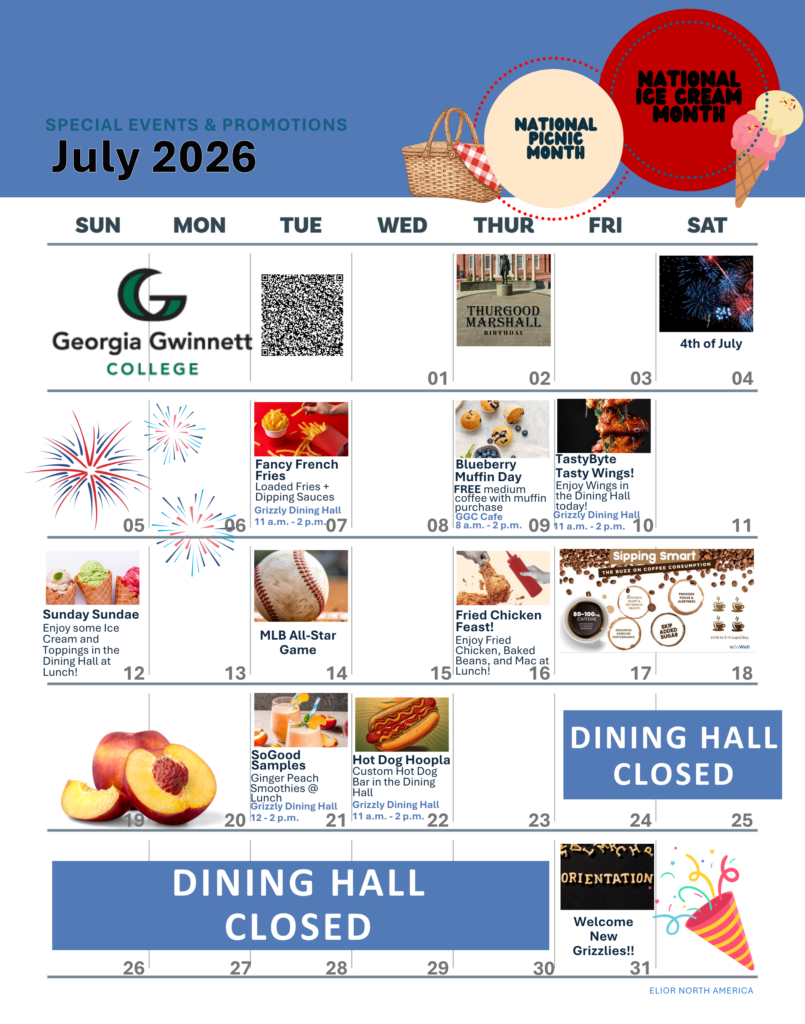 July Calendar