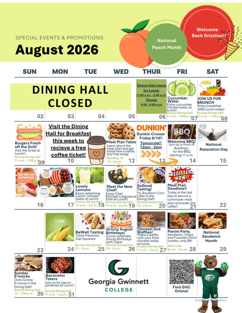 August Calendar