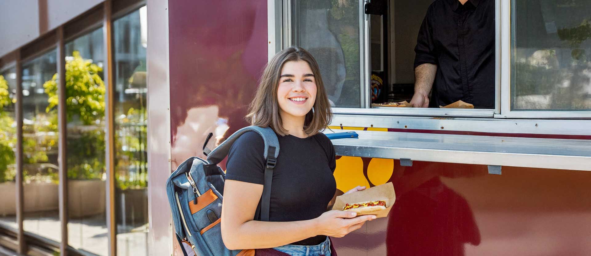 People enjoying a community event